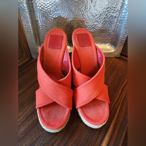 Tory Burch Espadrille Wedge Heels - Picture 6 of 7